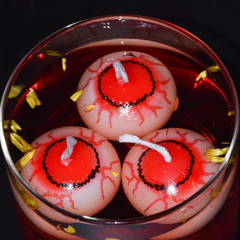 Halloween Eyeball Aromatherapy Candle Red Circle Eyes Blood Scented Candle